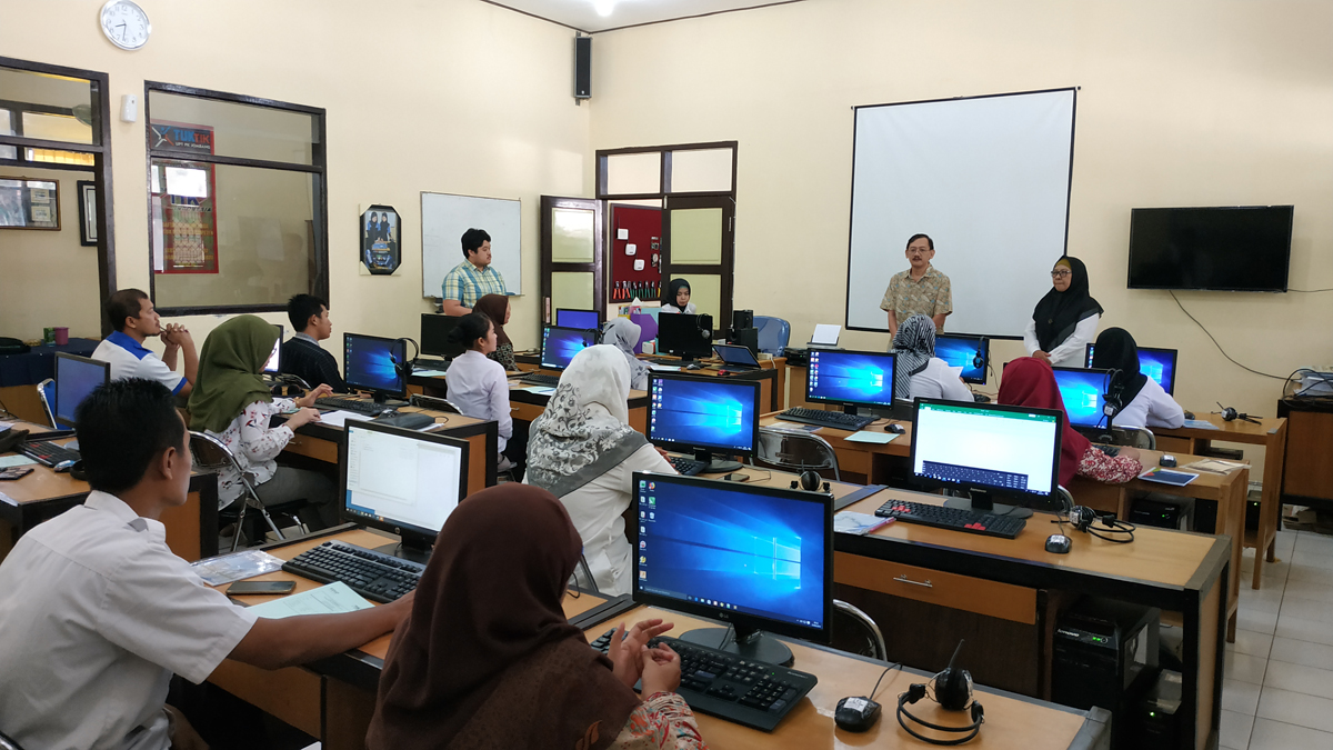 UPT BLK JOMBANG SELENGGARAKAN UJI KOMPETENSI